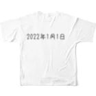 jollingerの2022年1月1日 フルグラフィックTシャツの背面