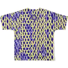 TAIYAKI INSANITYのTAIYAKI SHOWER All-Over Print T-Shirt :back