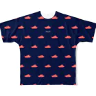 不器用な私の日常のめおん（整列！） All-Over Print T-Shirt