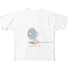 yoshinaniのせんぷうき、コードの先は… All-Over Print T-Shirt