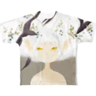 chirukapolkaのこころは曇り All-Over Print T-Shirt