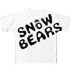 スノーベアーズのsnowbears.big.logo フルグラフィックTシャツ