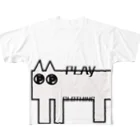 PLAY clothingのCAT？ フルグラフィックTシャツ