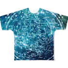 ラビッシュアートの星巡る 星座図 All-Over Print T-Shirt