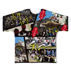 意匠『六覺千手』-ろっかくせんじゅ-の岸和田だんじり祭-アメコミ風- All-Over Print T-Shirt