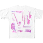 STORE（ストア）のgakki-pink フルグラフィックTシャツ