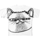 謎モノ店のやばい顔ねこ All-Over Print T-Shirt