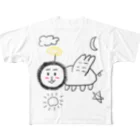 いつだって自分らしく。の天使になったライオン All-Over Print T-Shirt