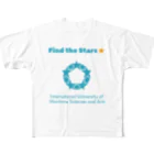 国際海事科学大学/ International University of Maritime Sciences and Artsの国際海事科学大学ロゴ入りTシャツ All-Over Print T-Shirt