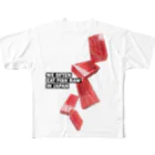 LONESOME TYPE ススの日本ではしばしば魚を生で食べる（まぐろ） All-Over Print T-Shirt