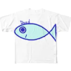 510_mimayuの死んだ魚さん フルグラフィックTシャツ