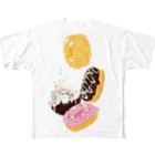 日下田のフォーリングドーナッツ All-Over Print T-Shirt
