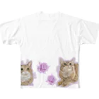 kinako-japanのチャンタ君３ All-Over Print T-Shirt