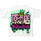 grind popのgp×原酒店コラボ All-Over Print T-Shirt