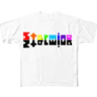 Starmine storeの【Starmine】 KIKORI Neon color  All-Over Print T-Shirt