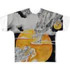 水墨絵師 松木墨善の龍神無双 All-Over Print T-Shirt