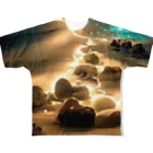 Chatmaster Shopの幻想的な海岸Tシャツ All-Over Print T-Shirt