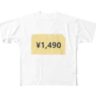 S.Reiのタグ付きＴシャツ All-Over Print T-Shirt