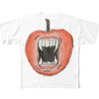 individualityの手描きAppleシャツ フルグラフィックTシャツ