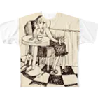 izumi_salonのカフェテリア zine All-Over Print T-Shirt