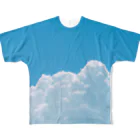 デザインをしましたの夏の空 フルグラフィックTシャツ