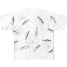 EkusimのMISSION☆カタボシイワシを探せ！【ホワイト】 All-Over Print T-Shirt