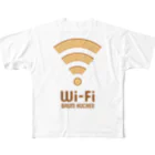 kg_shopのWi-Fi バウムクーヘン フルグラフィックTシャツ