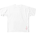 王子のアパレル Snprinceの虎釘（トラヴィス） Snprince All-Over Print T-Shirt