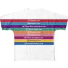 急行天北の鉄道 総天然色！ TQ全線 フルグラフィックTシャツ All-Over Print T-Shirt