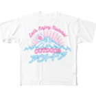 LONESOME TYPE ススのアウトドア（ネオン富士山） All-Over Print T-Shirt