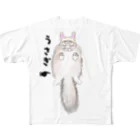 ヴァニシングポイントの猫かぶり猫（うさぎ） All-Over Print T-Shirt