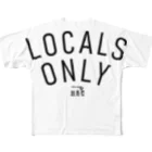 ハワイスタイルクラブのLOCALS ONLY  BLK LOGO All-Over Print T-Shirt