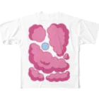 雲スタジオ (Studio Kumo)の朝、7時くらいの良さげな雲。 / Noice Morning Clouds All-Over Print T-Shirt