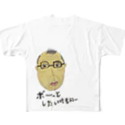 Oyaji- OyajiのおやじボーっとTシャツ フルグラフィックTシャツ