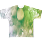 GROWING+design SUZURI店のメロンソーダ All-Over Print T-Shirt