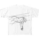 戸田樹の森でのオーズと待機 All-Over Print T-Shirt