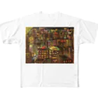 chichichisanの夜景のイラストです All-Over Print T-Shirt