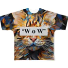 "WoW"の"WoW" フルグラフィックTシャツ