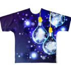 このはな素材屋のグッズ屋の雪電球01 フルグラフィックTシャツ