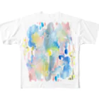 hugging love ＋《ハギング ラブ プラス》のAwai-Rock All-Over Print T-Shirt