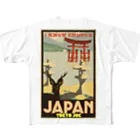 TOKYO-JOEのI KOW ENOUGH JAPAN ワークシャツ フルグラフィックTシャツ