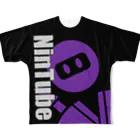 NinTubeのNinTubeBIGMAN Tシャツ All-Over Print T-Shirt