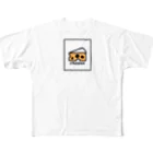 シンプル屋さんのチーズ All-Over Print T-Shirt
