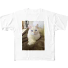 そらにも出来る保護猫支援のキリリそらくん フルグラフィックTシャツ