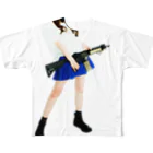 PPPRのgrumble gun girl  フルグラフィックTシャツ