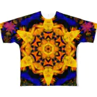 アオムラサキのヘキサグラム_001 All-Over Print T-Shirt