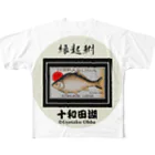 G-HERRINGの十和田湖 へら鮒！（縁起鮒）あらゆる生命たちへ感謝をささげます。 フルグラフィックTシャツ