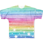 Canon3Rの水彩　星1(両面) All-Over Print T-Shirt