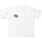 ケロケロみのカエルのケロミちゃん All-Over Print T-Shirt