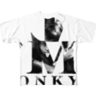TOCmonkyのロゴT③ All-Over Print T-Shirt